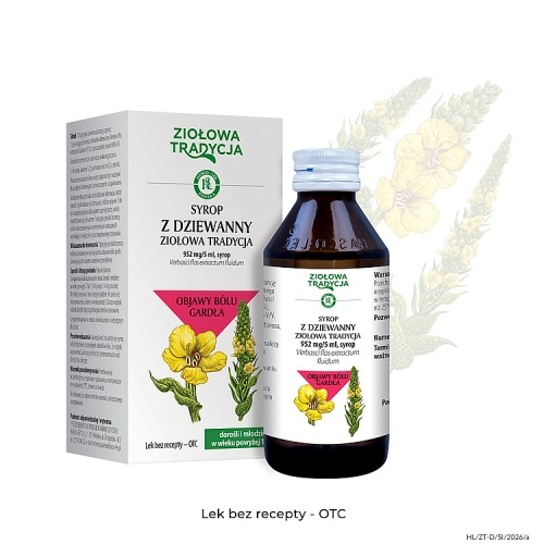 Miniaturka artykułu - #0 Ziołowa Tradycja Syrop z dziewanny, 125 g