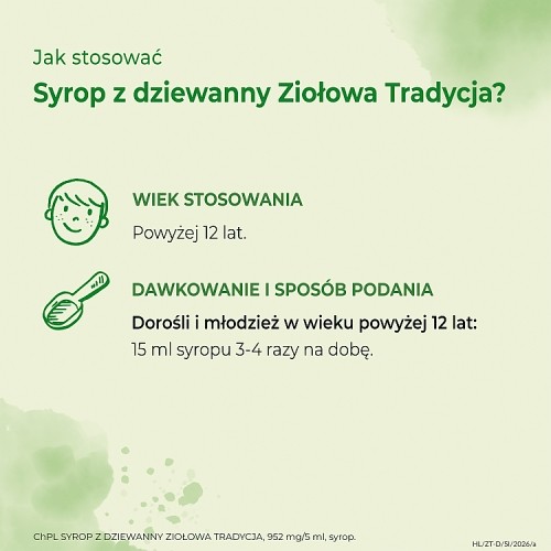 Miniaturka artykułu - #1 Ziołowa Tradycja Syrop z dziewanny, 125 g