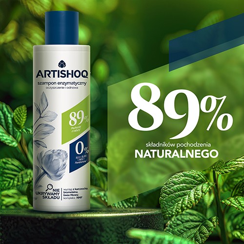 Zdjęcie produktu - 2 Artishoq Enzymatyczny szampon Oczyszczenie i odnowa, 150 ml