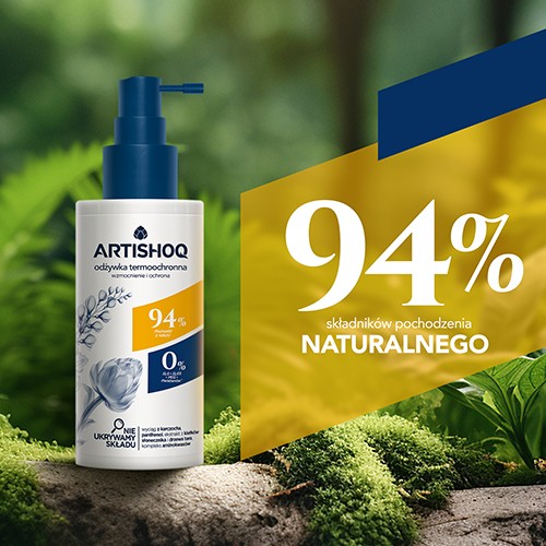 Zdjęcie produktu - 2 Artishoq Odżywka termoochronna do włos&oacute;w Wzmocnienie i ochrona, 130 ml