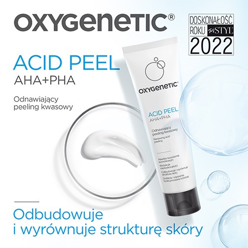 Miniaturka artykułu - #1 Oxygenetic Acid Peel AHA+PHA Odnawiający peeling kwasowy, 50 ml