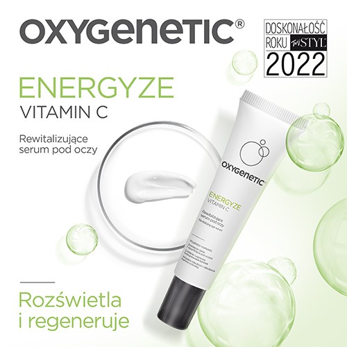 Miniaturka artykułu - #1 Oxygenetic Energyze Vitamin C Rewitalizujące serum pod oczy, 15 ml
