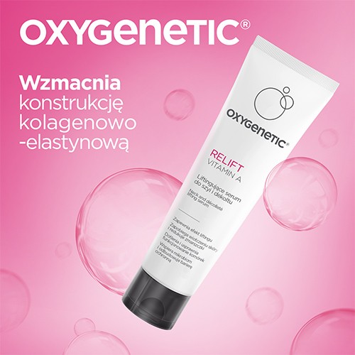 Miniaturka artykułu - #0 Oxygenetic Relift Vitamin A Liftingujące serum do szyi i dekoltu, 50 ml