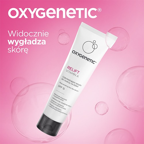 Miniaturka artykułu - #0 Oxygenetic Relift Vitamin A Odmładzające serum do twarzy na dzień SPF15, 50 ml