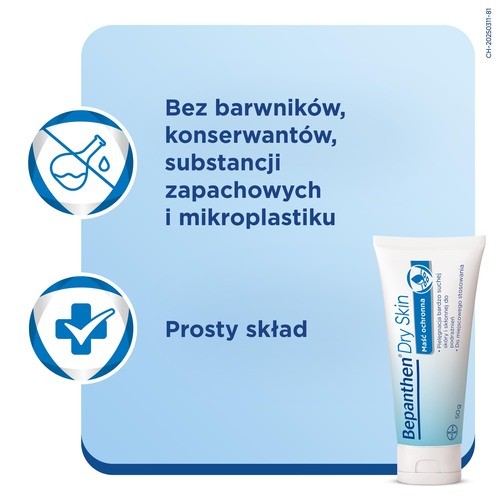 Zdjęcie produktu - 5 Bepanthen Dry Skin Maść ochronna do skóry suchej i podrażnionej, 50 g