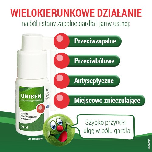 Zdjęcie produktu - 2 UNIBEN Aerozol - 30 ml