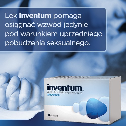 Zdjęcie produktu - 2 Zestaw Inventum 25 mg, 3 x 8 tabletek do rozgryzania i żucia