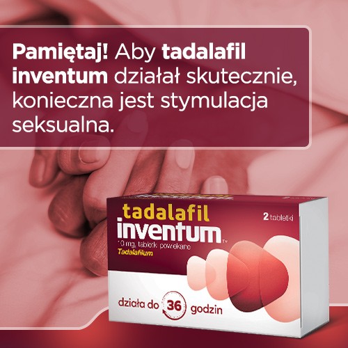 Zdjęcie produktu - 2 Zestaw Tadalafil Inventum 10 mg, 3 x 2 tabletki