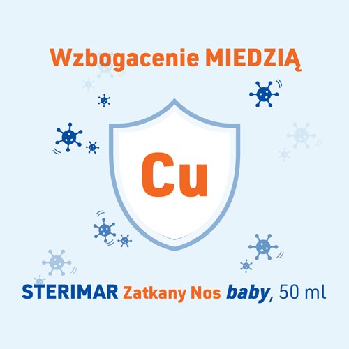 Zdjęcie produktu - 4 Sterimar Zatkany nos baby Spray do nosa dla dzieci, 50 ml
