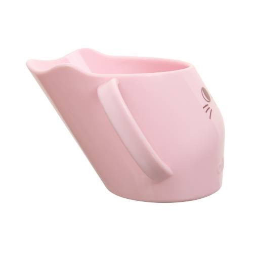 Miniaturka artykułu - #0 Akuku Kubek pochyły do nauki picia r&oacute;żowy, 150 ml A0696