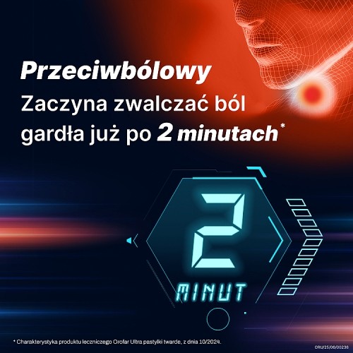 Zdjęcie produktu - 4 Orofar Ultra 8,75 mg, 24 pastylki twarde
