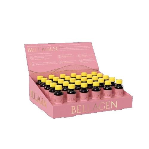 Miniaturka artykułu - #0 BellaGen Kolagen płyn, 30 x 30 ml