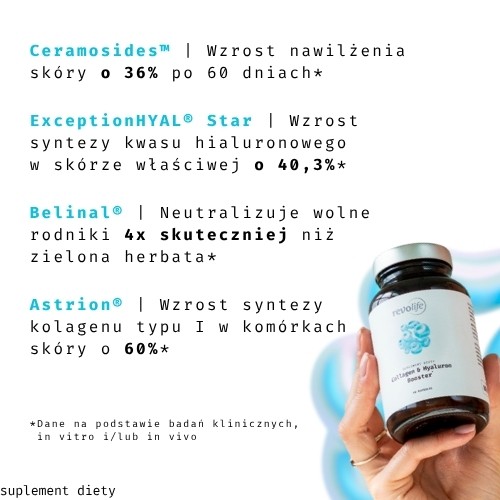 Zdjęcie produktu - 5 Revolife Collagen & Hyaluron Booster, 90 kapsułek