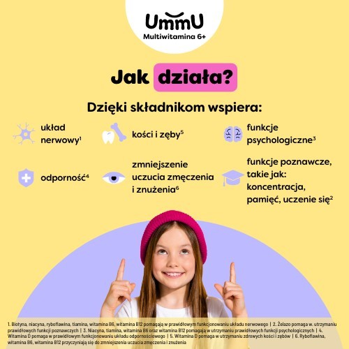 Miniaturka artykułu - #1 Ummu Multiwitamina 6+ krople o smaku pomarańczowym, 30 ml