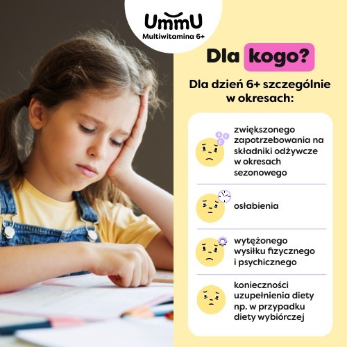 Zdjęcie produktu - 4 Ummu Multiwitamina 6+ krople o smaku pomarańczowym, 30 ml