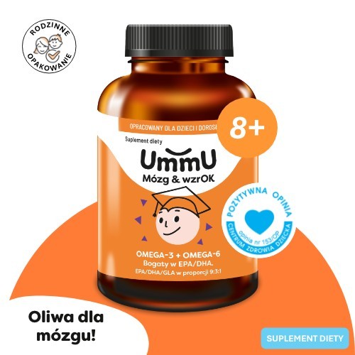 Miniaturka artykułu - #0 UmmU M&oacute;zg & wzrOK 8+, 240 kaps.