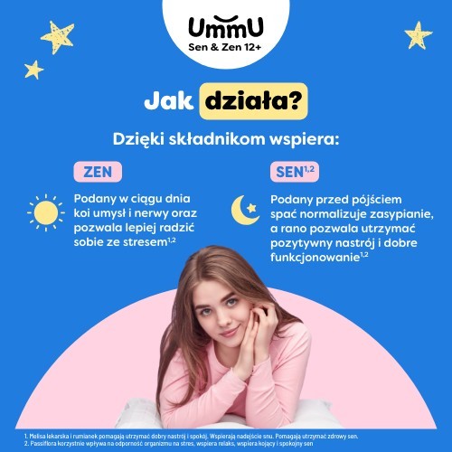 Miniaturka artykułu - #1 UmmU Sen & Zen 12+ krople, 30 ml 