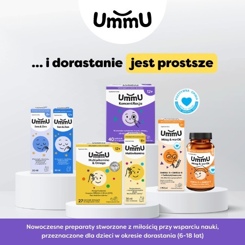 Zdjęcie produktu - 7 UmmU Sen & Zen 6+ krople, 30 ml 