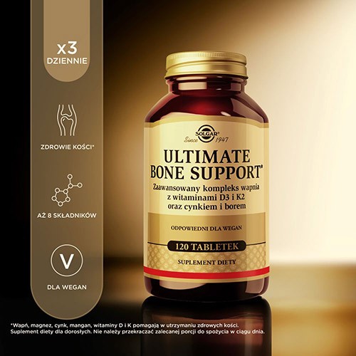 #2 – Solgar Ultimate Bone Support, 120 tabl.