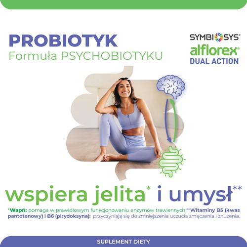 Miniaturka artykułu - #0 Symbiosys Alflorex Dual Action Probiotyk, 30 kaps.