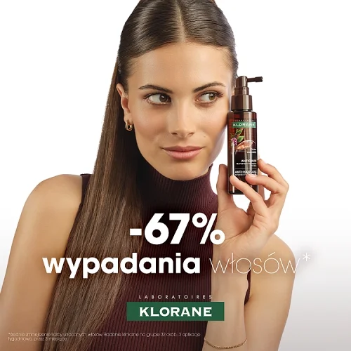 #4 – Klorane Przeciw wypadaniu włos&oacute;w Kuracja intensywnie wzmacniająca z Chininą, 100 ml