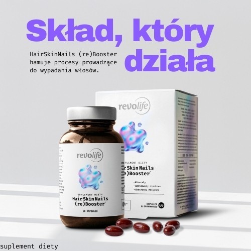 Miniaturka artykułu - #0 Zestaw Revolife HairSkinNails (re)Booster, 2 x 60 kapsułek