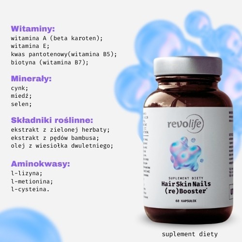 Zdjęcie produktu - 6 Zestaw Revolife HairSkinNails (re)Booster, 2 x 60 kapsułek