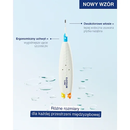 #0 – Elgydium Clinic Trio Compact Szczoteczka do przestrzeni międzyzębowych 0,6/0,8/1mm, 1 szt.