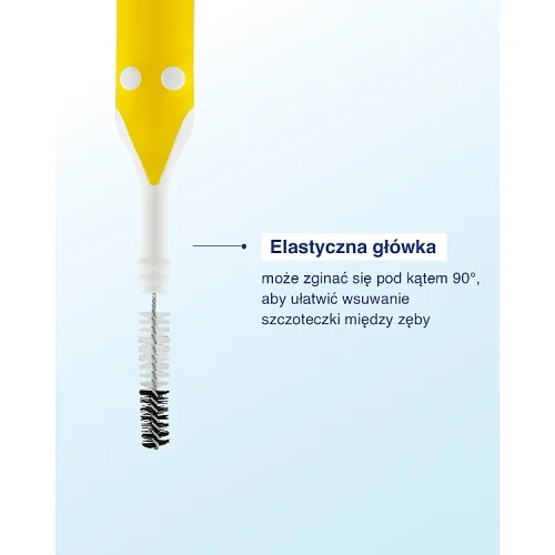 #3 – Elgydium Clinic Trio Compact Szczoteczka do przestrzeni międzyzębowych 0,6/0,8/1mm, 1 szt.