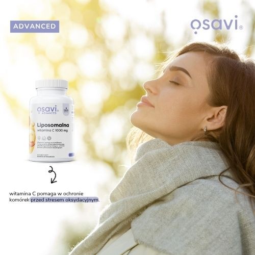 Miniaturka artykułu - #0 Osavi Advanced Liposomalna Witamina C 1000mg, 60 kaps.