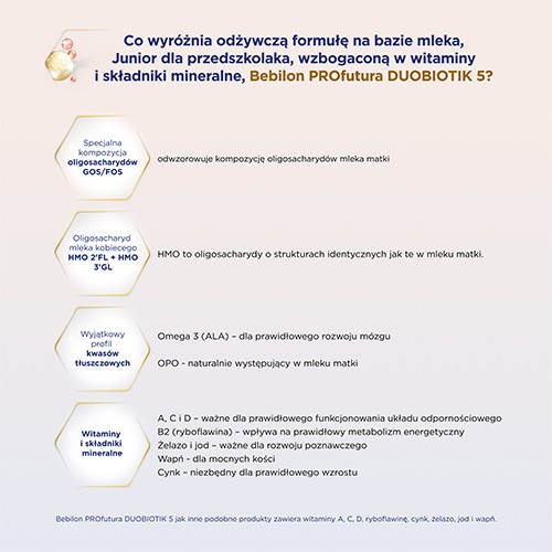Miniaturka artykułu - #1 Zestaw Bebilon Profutura Duobiotik 5 Formuła na bazie mleka dla przedszkolaka, 2x 800g