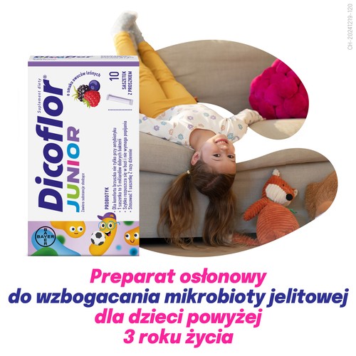 Zdjęcie produktu - 3 Dicoflor Junior, 10 sasz.