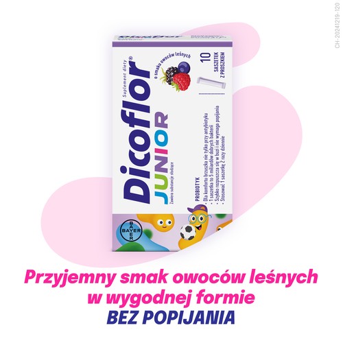 Zdjęcie produktu - 6 Dicoflor Junior, 10 sasz.