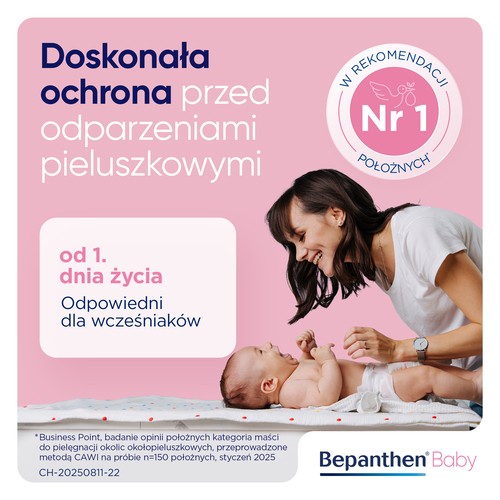 Miniaturka artykułu - #1 Bepanthen Baby Maść ochronna, 200 g