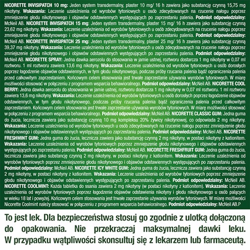 Zdjęcie produktu - 4 Nicorette Freshmint Gum 4mg, 105 szt.