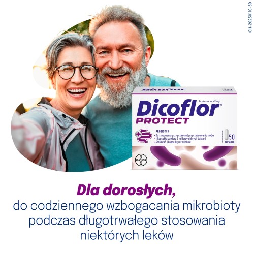 Zdjęcie produktu - 2 Dicoflor Protect probiotyk, 50 kaps.