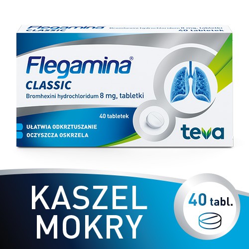 Miniaturka artykułu - #0 FLEGAMINA 8mg - 40 tabletek 