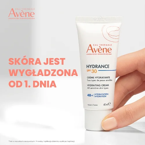 #1 – AVENE Hydrance SPF30 Krem nawilżający na dzień, 40 ml