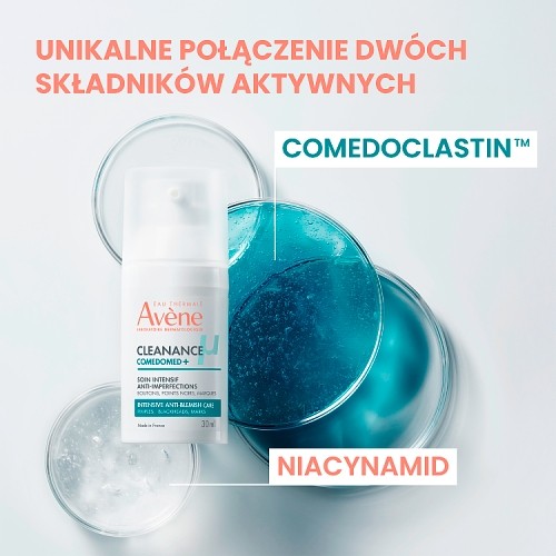 Miniaturka artykułu - #1 Avene Cleanance Comedomed+ Intensywny krem-żel przeciw niedoskonałościom, 30 ml