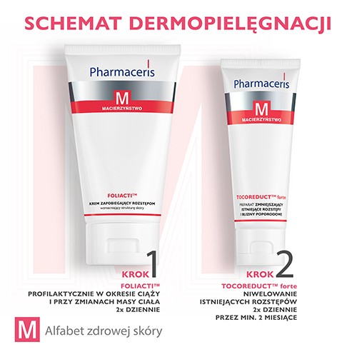 Zdjęcie produktu - 4 PHARMACERIS M Foliacti Krem zapobiegający rozstępom, 150 ml