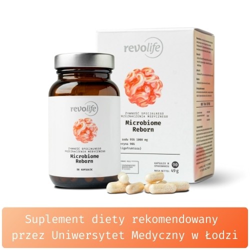Miniaturka artykułu - #0 Zestaw Revolife Microbiome Reborn, 2 x 90 kapsułek