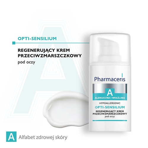 Miniaturka artykułu - #0 Pharmaceris A Opti-Sensilium Regenerujący krem przeciw&shy;zmarszczkowy pod oczy, 15 ml