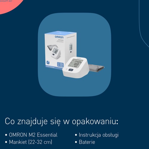 Zdjęcie produktu - 4 Omron M2+ Ciśnieniomierz naramienny automatyczny