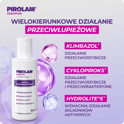 Zdjęcie produktu - 5 Pirolam Szampon przeciwłupieżowy, 2 x 150 ml