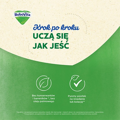 Miniaturka artykułu - #1 BoboVita Kaszka mleczno-zbożowa ciasteczko po 8 miesiącu, 210 g