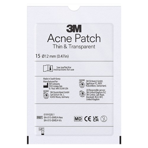 Miniaturka artykułu - #0 VISCOPLAST Acne Patch Plastry na zmiany trądzikowe 1 x 15 x 12 mm, 15 szt.
