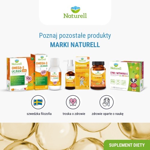Zdjęcie produktu - 5 Naturell Witamina B Complex Uczeń, 60 tabl.