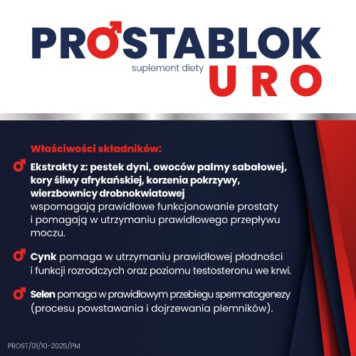 Zdjęcie produktu - 3 ProstaBlok Uro, 60 tabl.