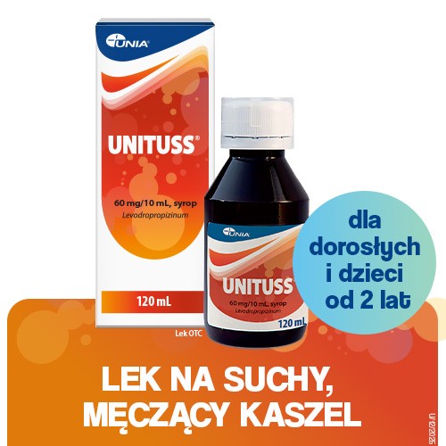 Zdjęcie produktu - 0 Unituss 60 mg/10 ml syrop, 120 ml