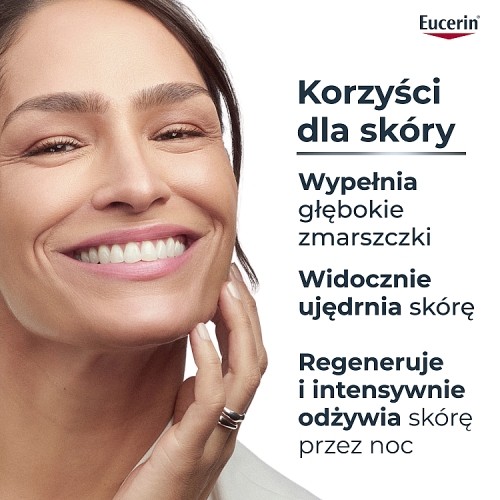 Zdjęcie produktu - 8 Eucerin Hyaluron-Filler + 3x Effect Krem na noc wkład uzupełniający, 50 ml